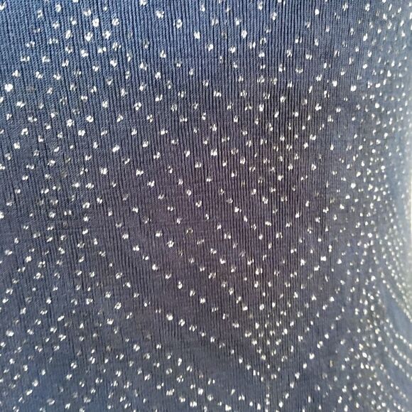 (3/$20) Marian & Maral navy blue short sleeve glitter dress - Picture 7 of 13
